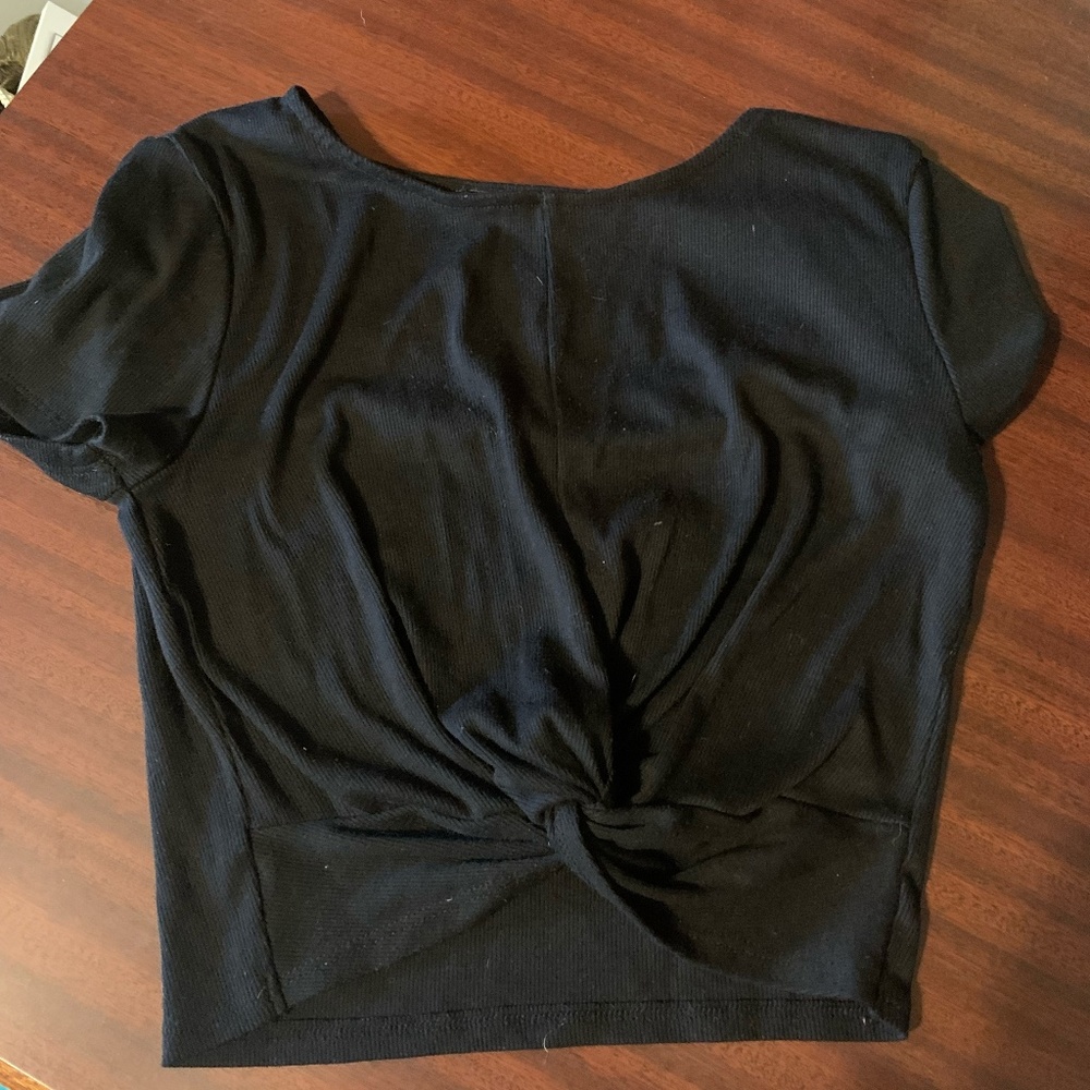 Black Crop Top